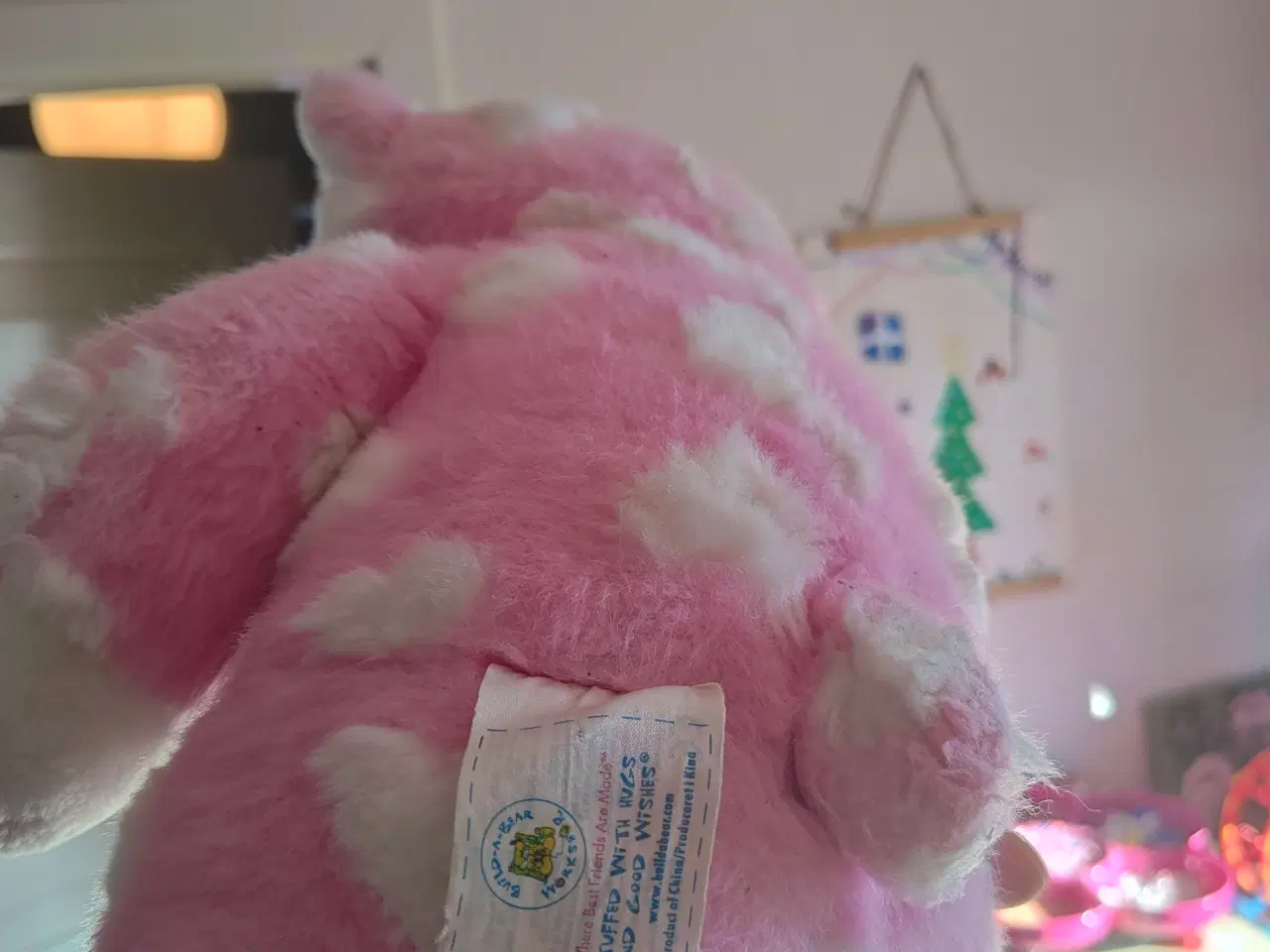 Billede 2 - Build a Bear Bamse med Hjerter