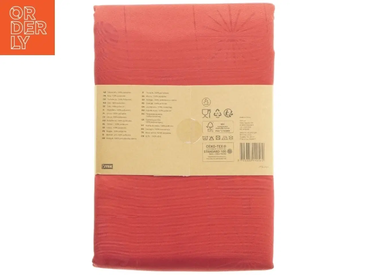 Billede 4 - Rød dug fra Jysk 140x320 cm fra Jysk (str. 140x320 cm)