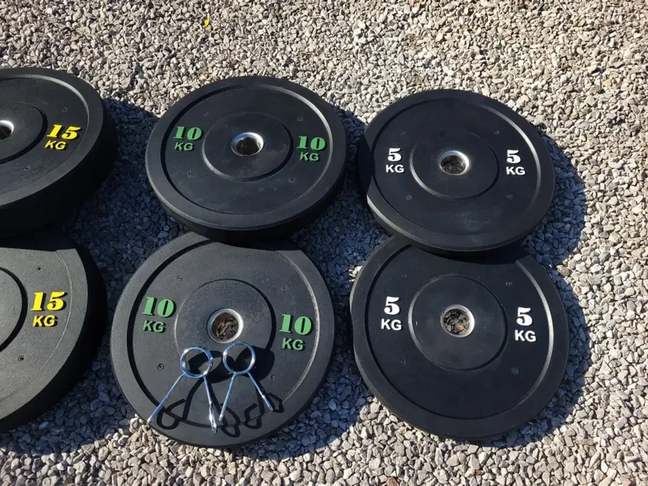 Billede 2 - Olimpic Stang Plus 100kg Bumper Plates