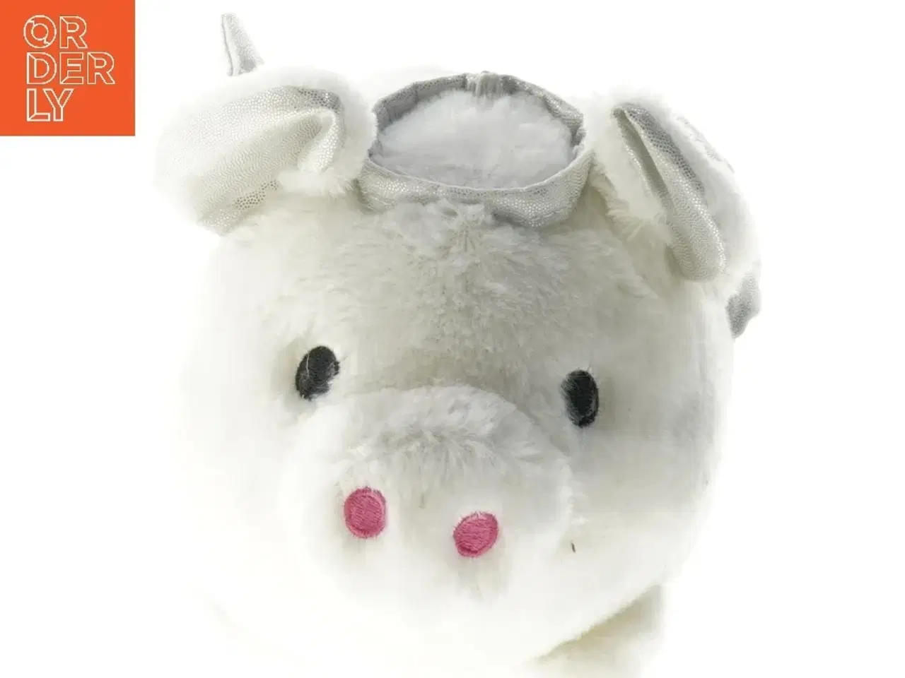 Billede 1 - Hvid bamse (str. 20 x 17 cm)