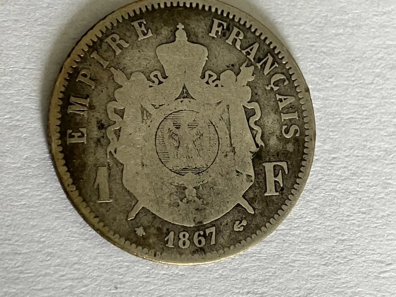 Billede 1 - 1 Franc France 1867