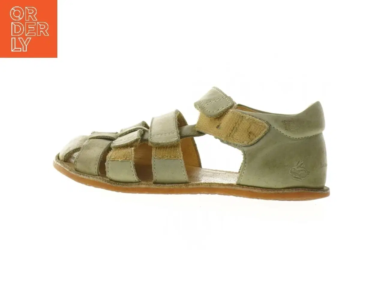 Billede 1 - Grønne lædersandaler til børn fra Bundgaard (str. 27 )