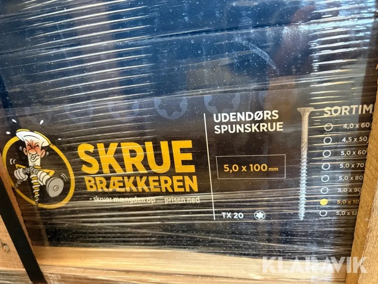 Billede 5 - Skruer Skrue Brækkeren Udendørs spånskrue 27 kasser 997 styk pr kasse