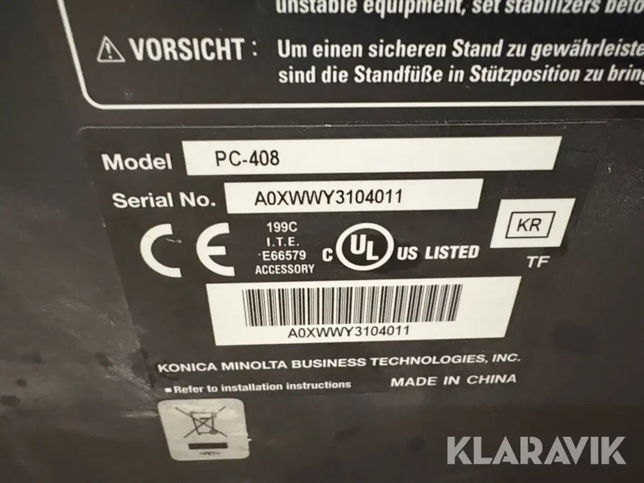 Billede 6 - Printer Develop Ineo+280