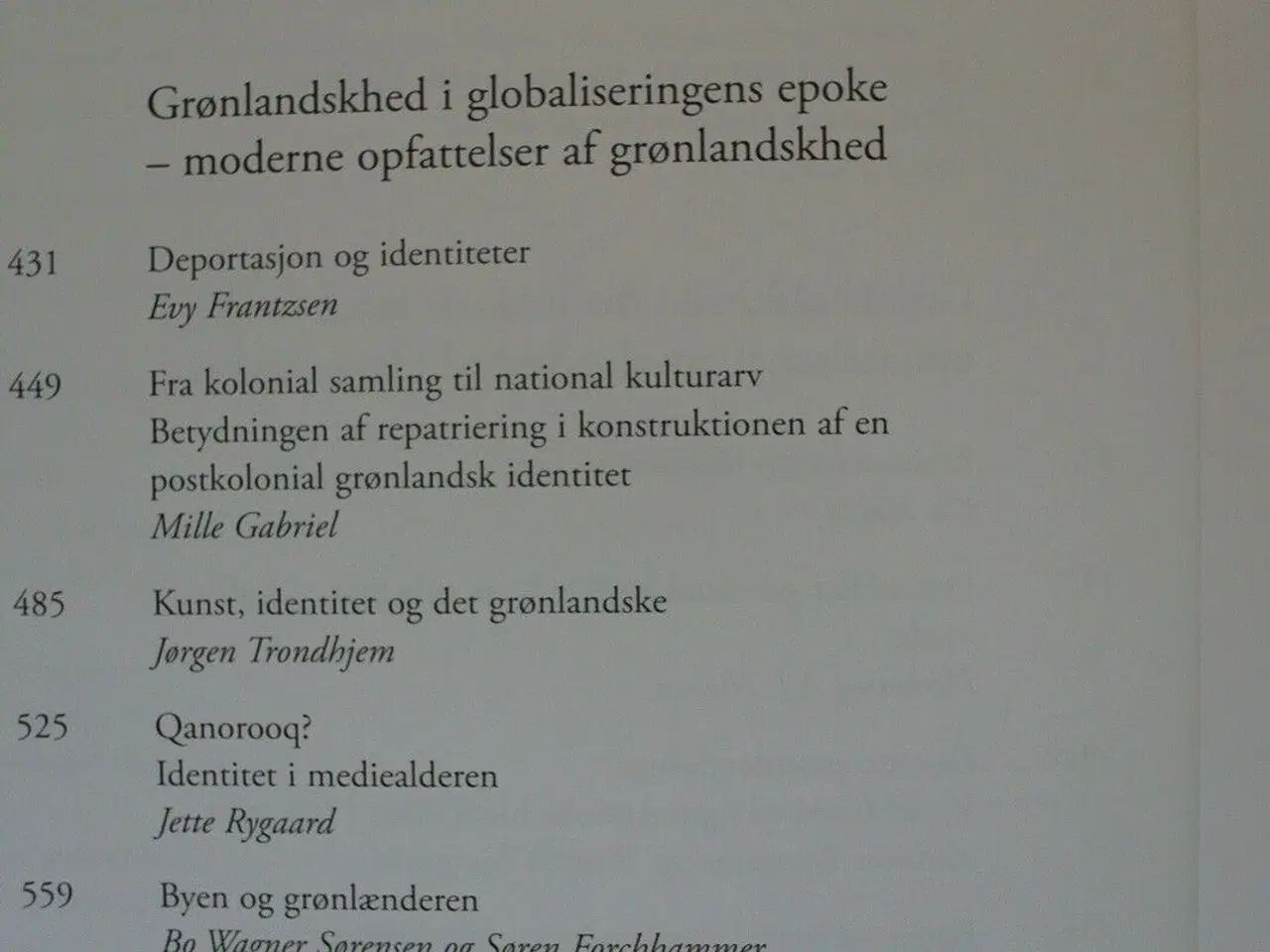 Billede 3 - fra vild til verdensborger- grønlands identitet , 