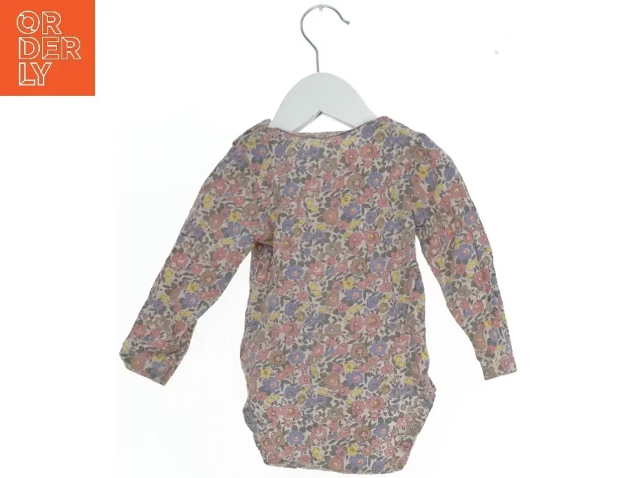 Billede 2 - Blomsterprint bodystocking med lange ærmer fra Bakito (str. 74)