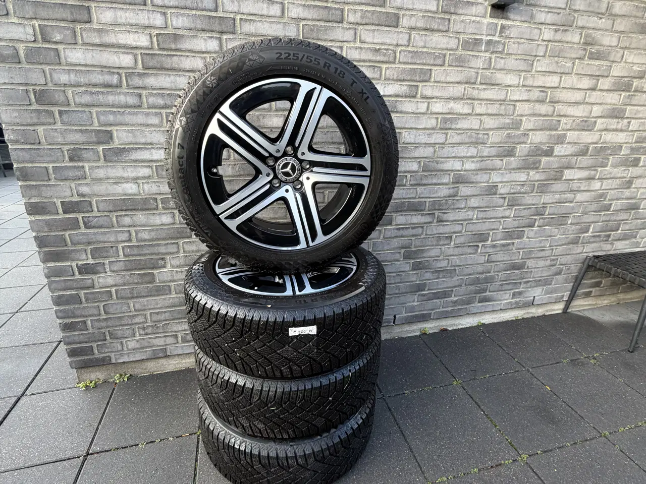 Billede 1 - Mercedes vinterdæk original fælge tpms 18 E-C-EQC