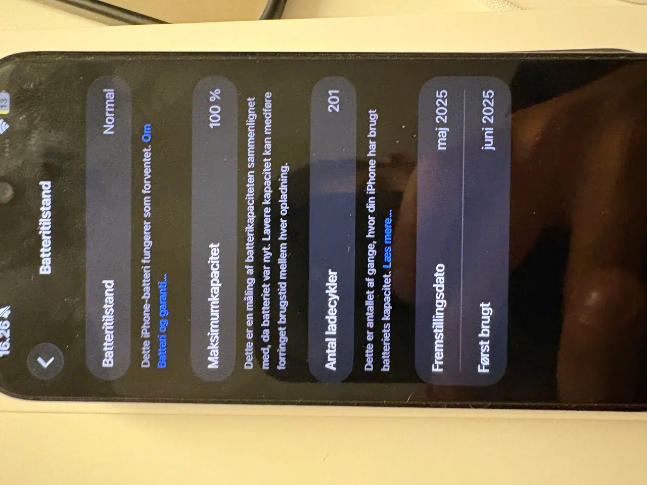 Billede 4 - Meget velholdt iPhone 16 pro 128GB