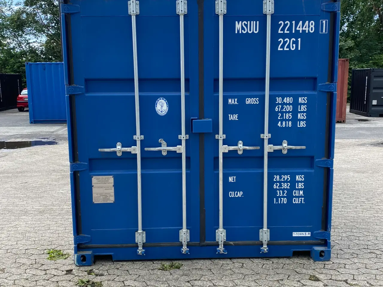 Billede 6 - 20 fods container i Hvid, Grøn, Grå, Blå