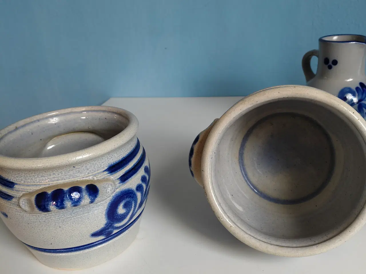 Billede 6 - 🏺 Vintage keramik-sæt – Håndmalet detaljer
