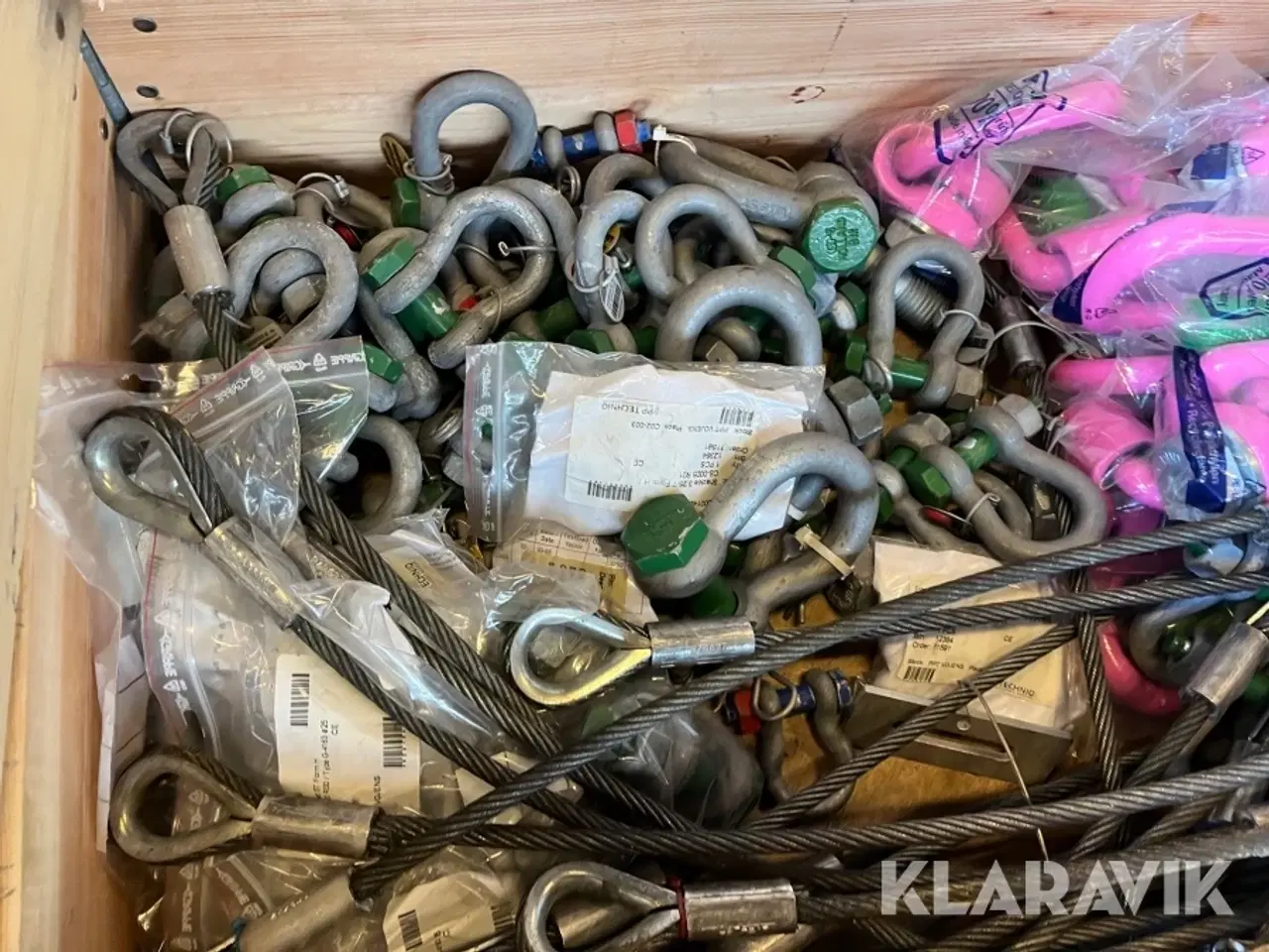 Billede 11 - Lot - wire, faldsikring og øvrigt 5 paller