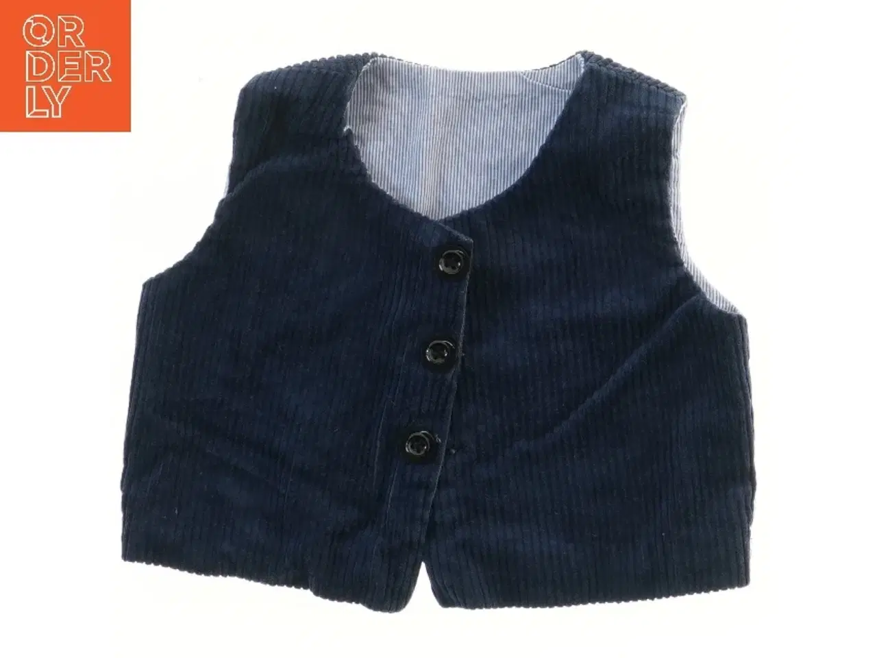 Billede 1 - Børnevest i fløjl (str.  31x27 cm)