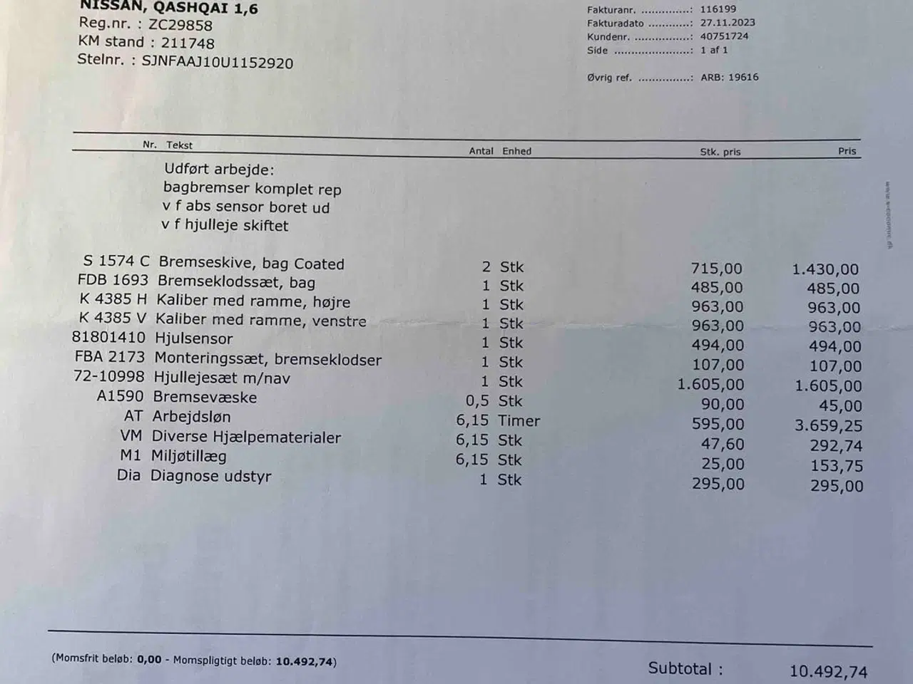 Billede 14 - Nissan qashqai 1.6benzin Panorama nysynet