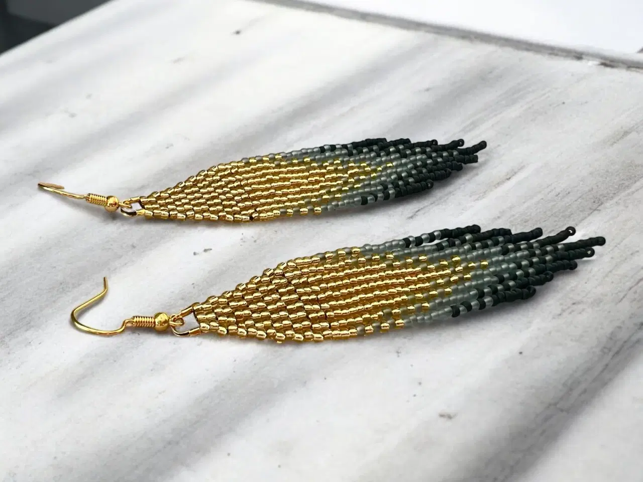 Billede 2 - Grønlandske perle øreringe