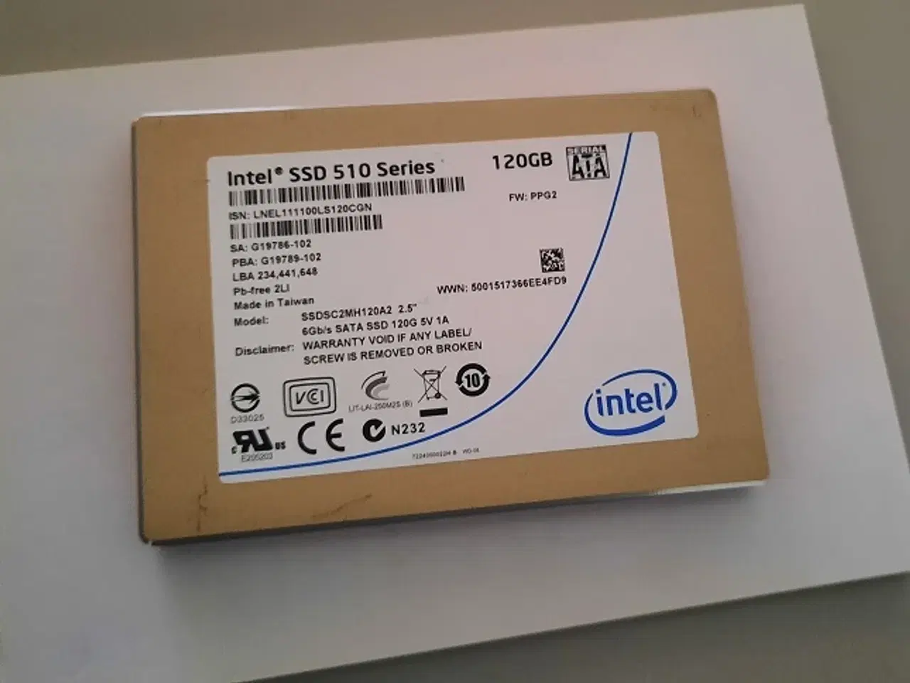 Billede 1 - Intel 510 Series 120 GB