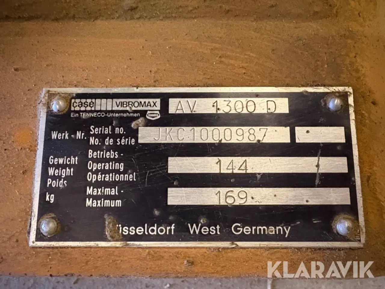 Billede 5 - Pladevibratore Case Vibromax AV 1300 D