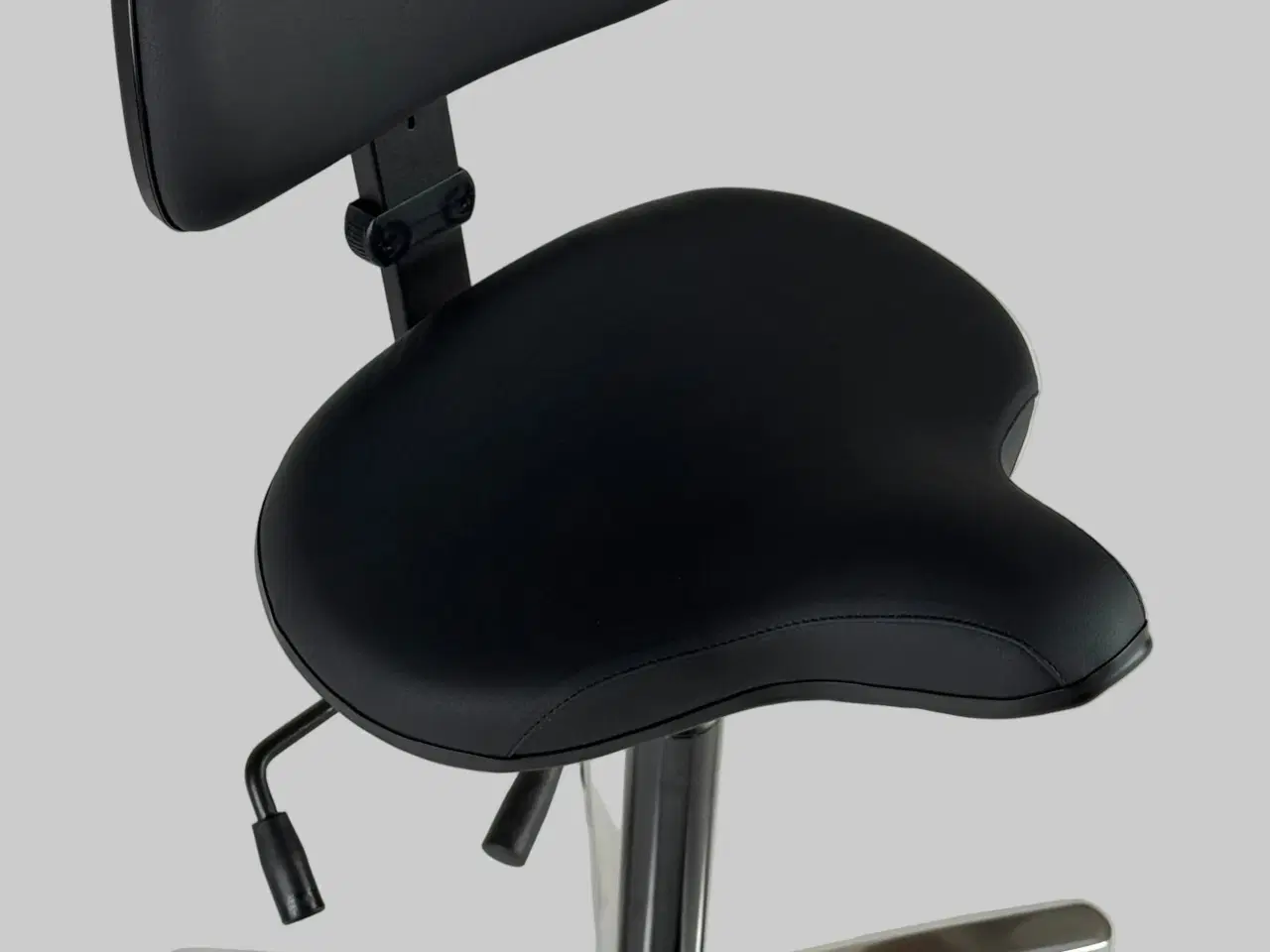 Billede 5 - RH Support 4501 Kontorstol – Sort/Krom Stel