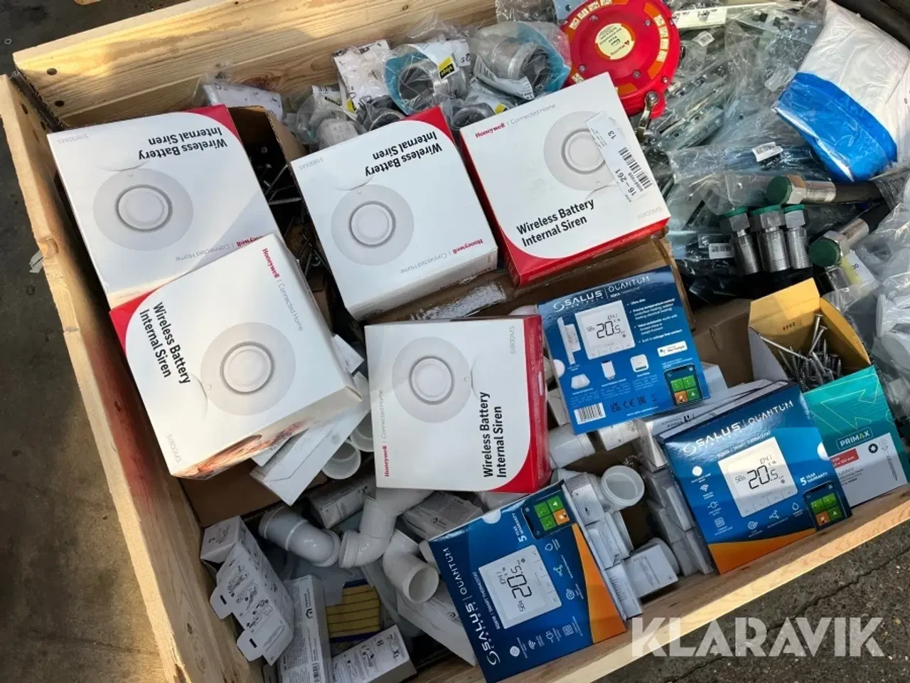 Billede 5 - Lot - termostater, alarmer, skruer og øvrigt