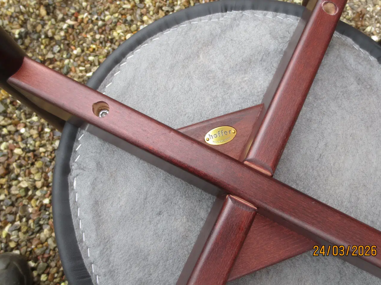 Billede 5 - 3 stk Høffer Spisestole med sort læder