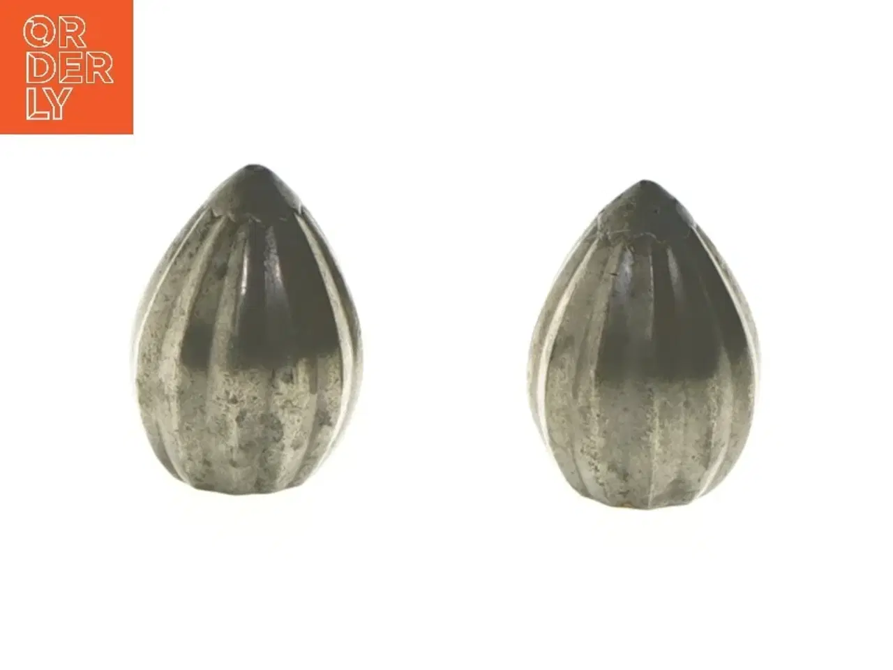 Billede 1 - Metal salt og peber sæt (str. 6 cm)