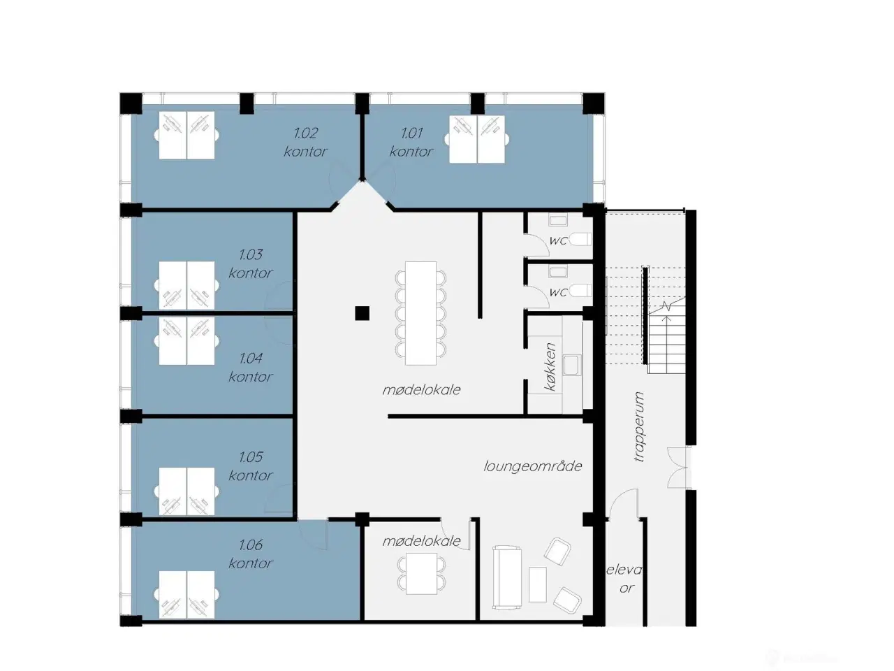 Billede 13 - EasyOffice Randers. Lille Voldgade - lokale 1.02