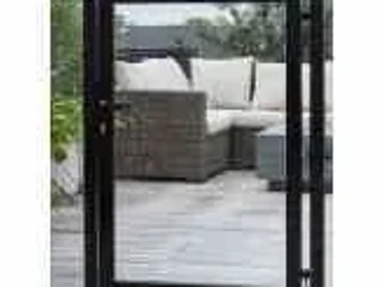 Billede 1 - Superroof Smart Fence modul 95 havelåge, til læhegn, H95 cm, røgfarvet