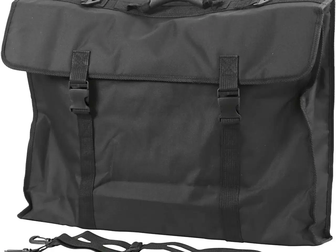 Billede 1 - Portfolio Mappe A2 - Sort, 67x49 cm, inkl. skulderrem