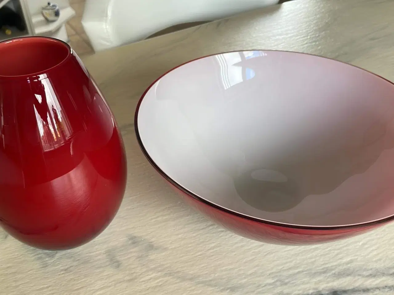 Billede 1 - Vase og skål, cocoon