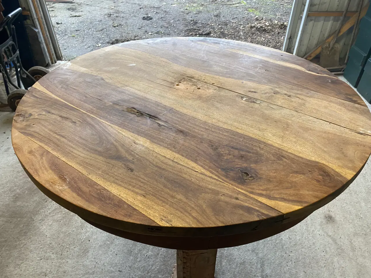 Billede 6 - Barsæt med hårdt træ  bord 