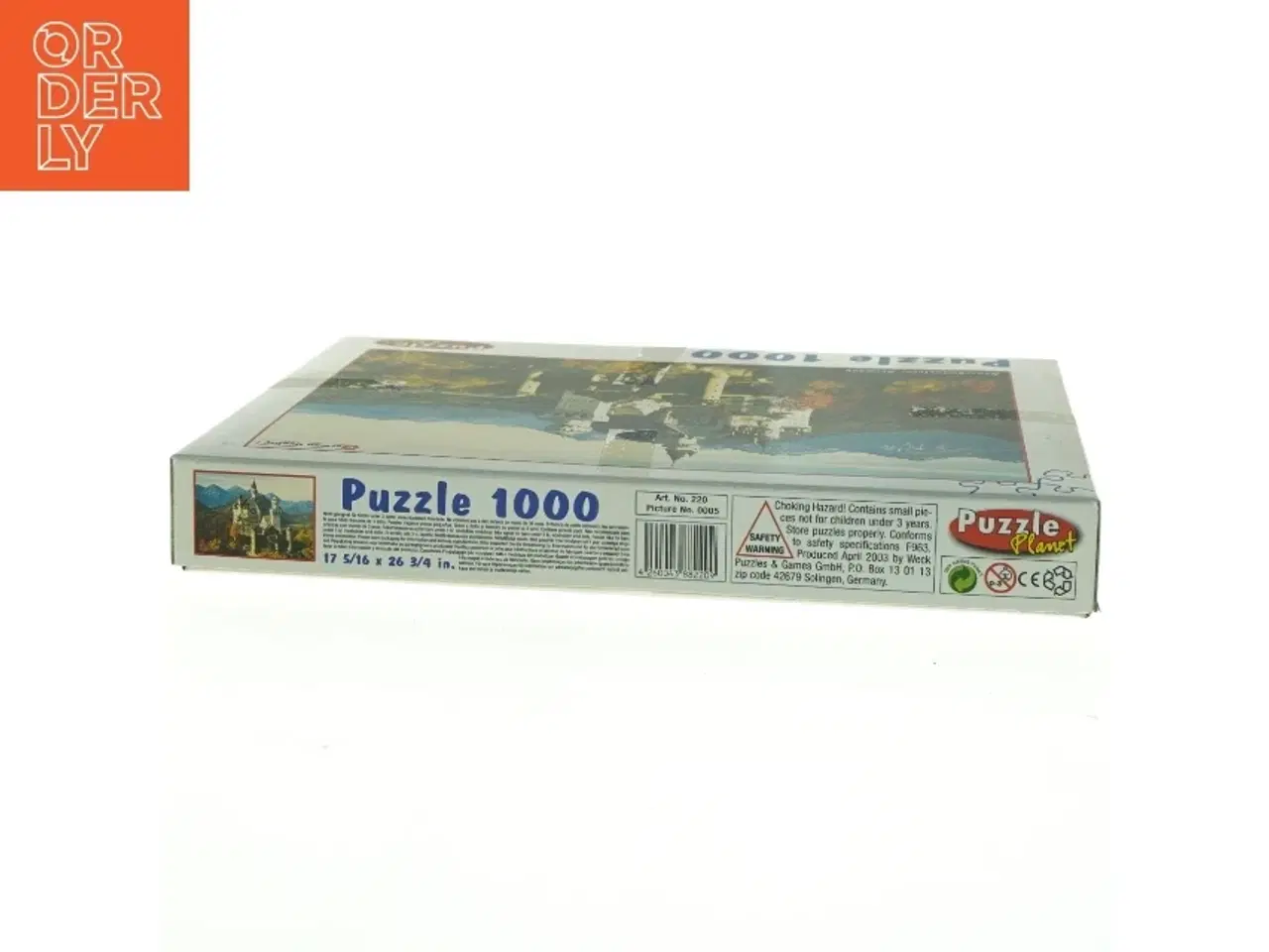 Billede 3 - Puslespil med Neuschwanstein-slottet fra Puzzle Planet (str. 44 x 68 cm)