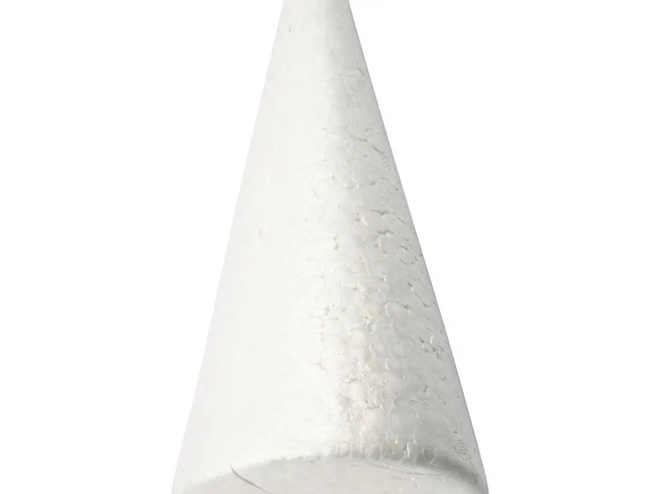 Billede 1 - Kegle, H: 25 cm, diam. 10 cm, hvid, 1 stk.