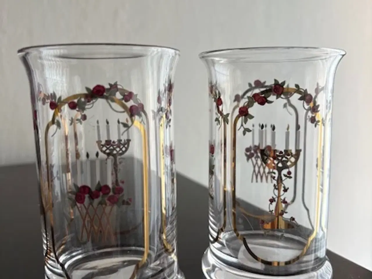 Billede 2 - Holmegaard 2003 Julevandglas og Dramglas