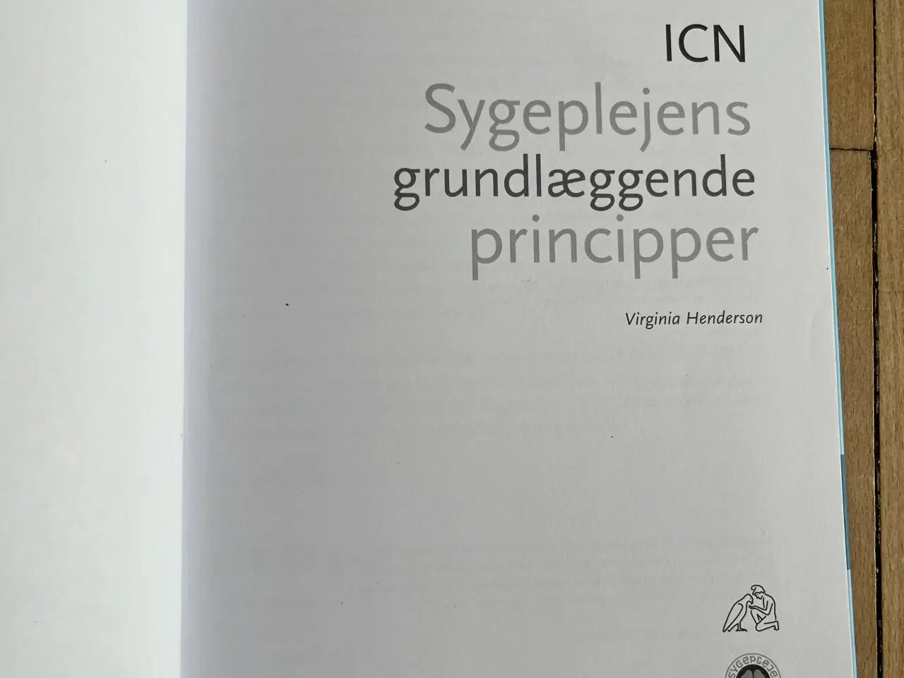 Billede 2 - Sygeplejens Grundlæggende Principper, Virginia Hen