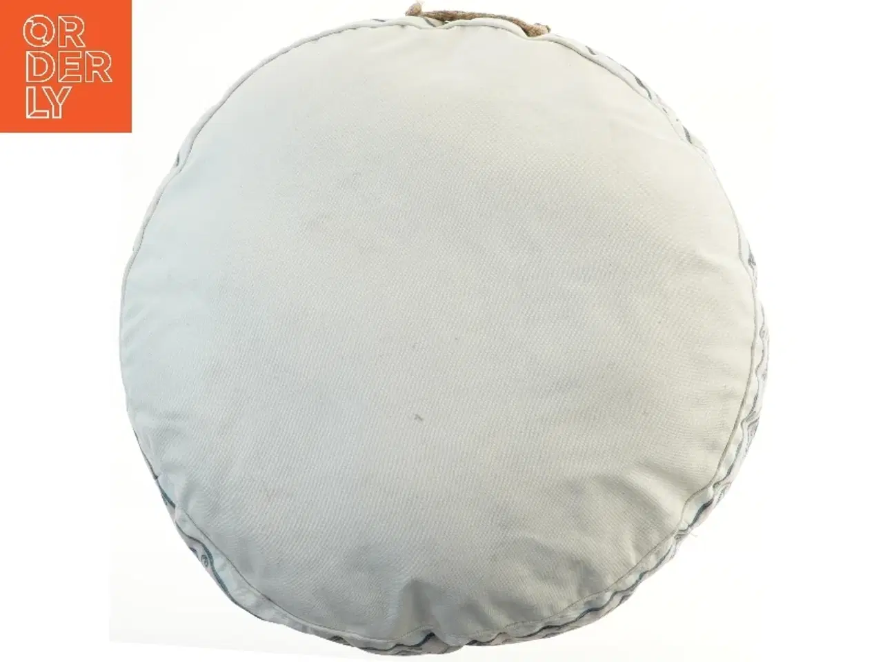 Billede 2 - Rund pude med kinesisk inspireret motiv (str. Ø 65 cm)