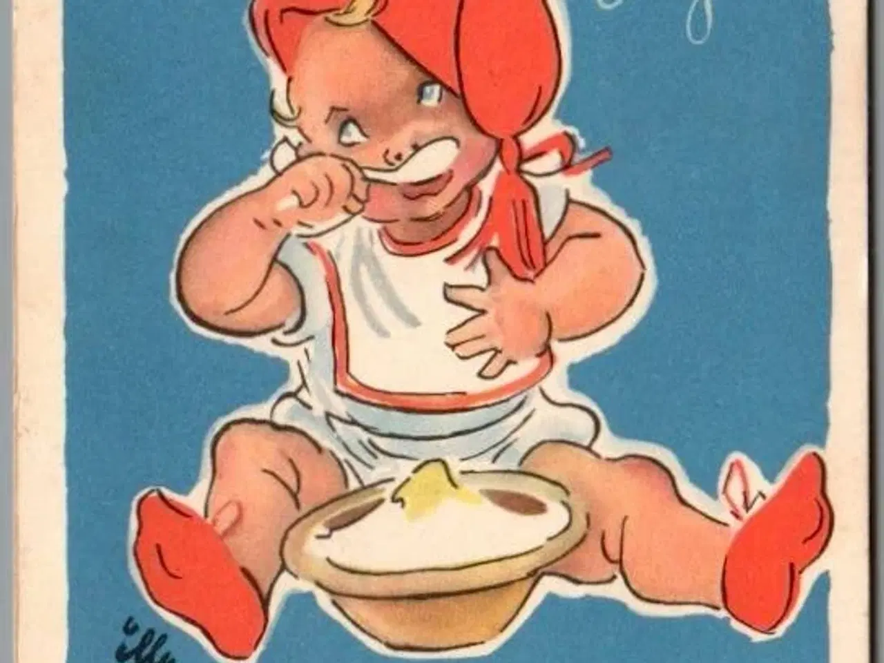 Billede 1 - Illa - Glædelig Jul - Stender Serie 1064 - Postkort - Brugt