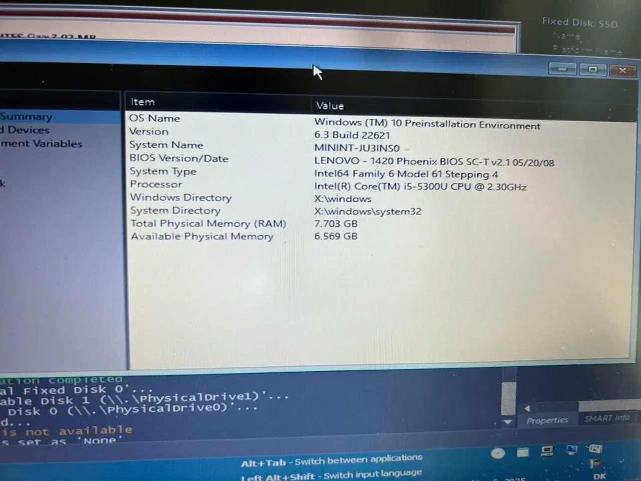 Billede 3 - Bærbar PC LENOVO X250 inkl. 2 stk. 27" SAMSUNG skærme og dock