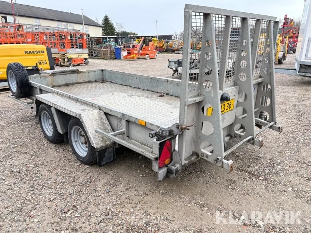 Billede 4 - Maskintrailer 3500kg IFOR Williams trailers 126-R