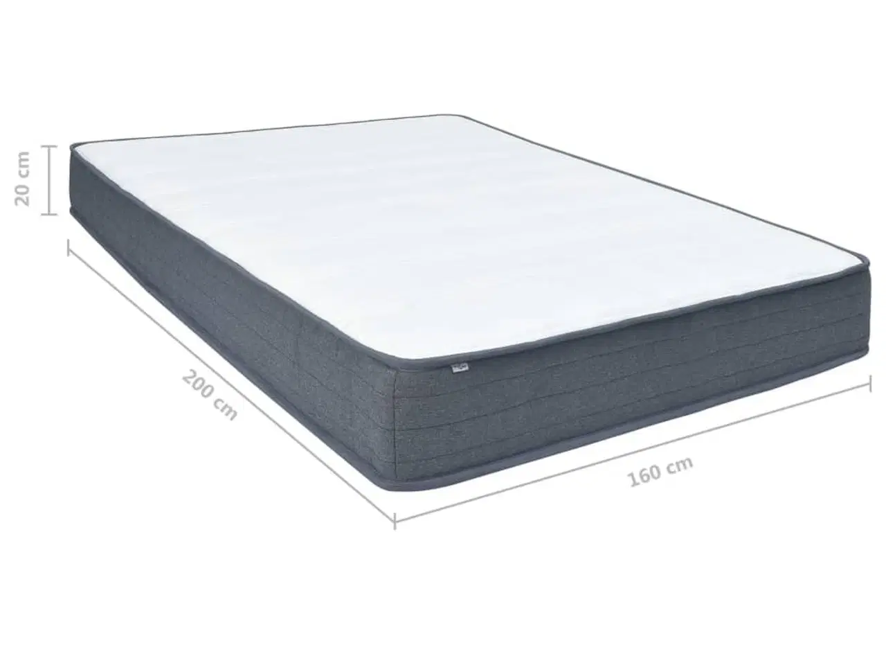 Billede 11 - Madras medium 200x160x20 cm