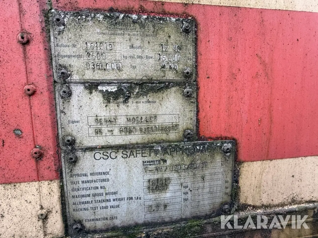 Billede 4 - Isoleret veksellad / flyttekasse Schmitz Cargobull Type A11