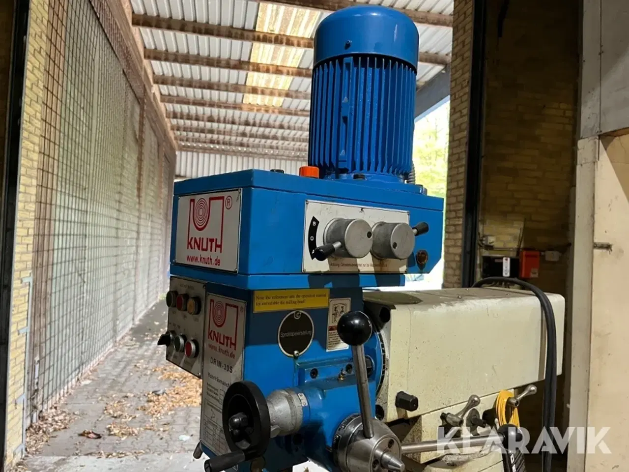 Billede 3 - Fræsemaskin Knuth Drim-30S