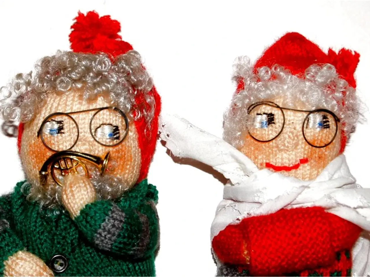 Billede 2 - STRIKKET NISSEFAMILIE