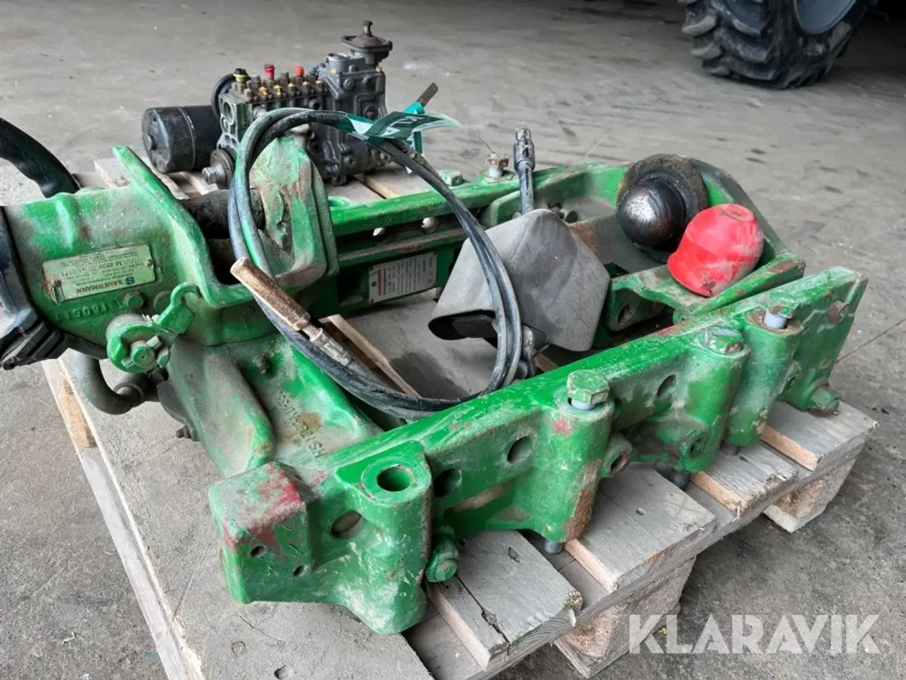 Billede 9 - Træk til John Deere traktor Sauermann HS 7450-JD