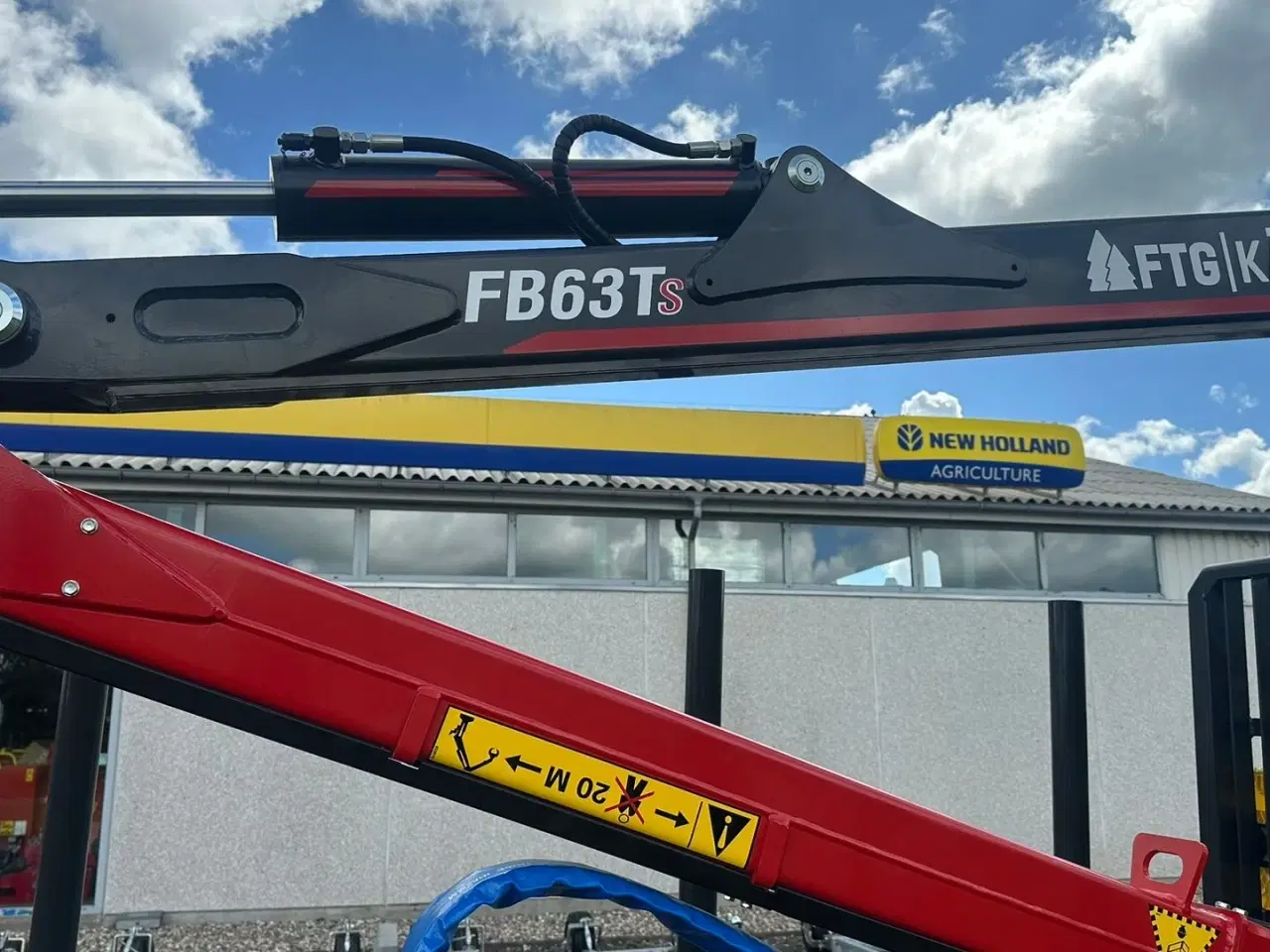 Billede 7 - FTG-Källefall FB90 / FB63Ts FTG FB90 skovvogn med 63m kran