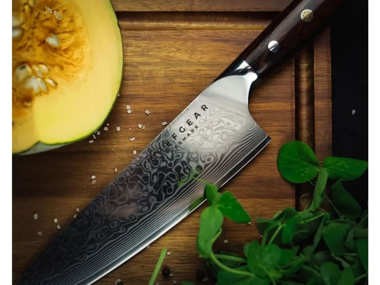 Billede 2 - Stor kokkekniv, 25 cm knivblad.