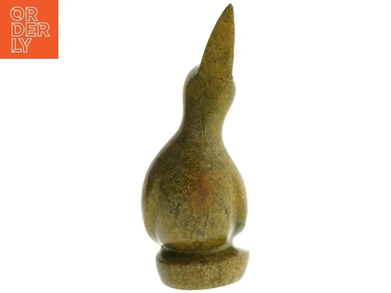 Billede 3 - Fedtsten Skulptur af fugl (str. 22,5 cm)
