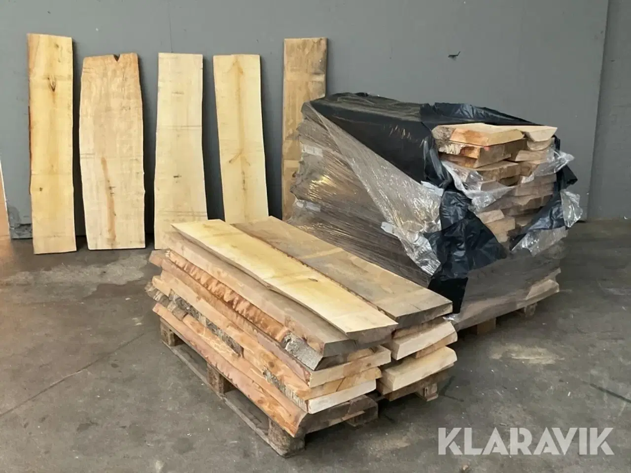 Billede 1 - Samlet parti birketræ, 61 stk