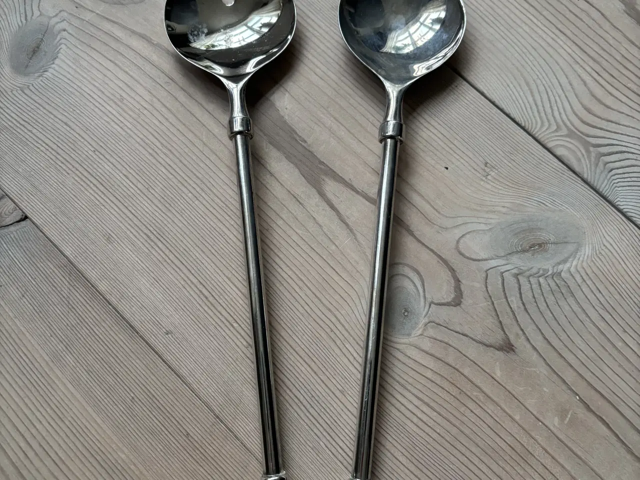 Billede 1 - Salatsæt- Sølvplet 