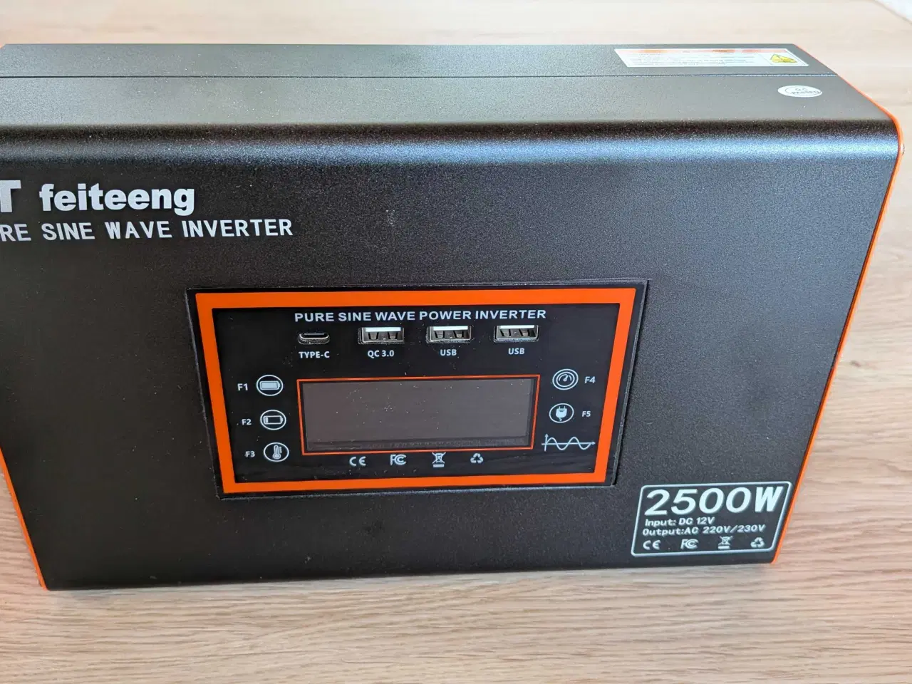 Billede 3 - 12/230 v inverter 2500w