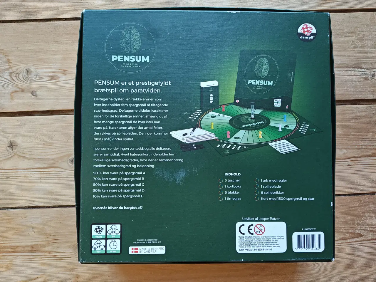 Billede 3 - Pensum et brætspil om paratviden fra Danspil QUIZ