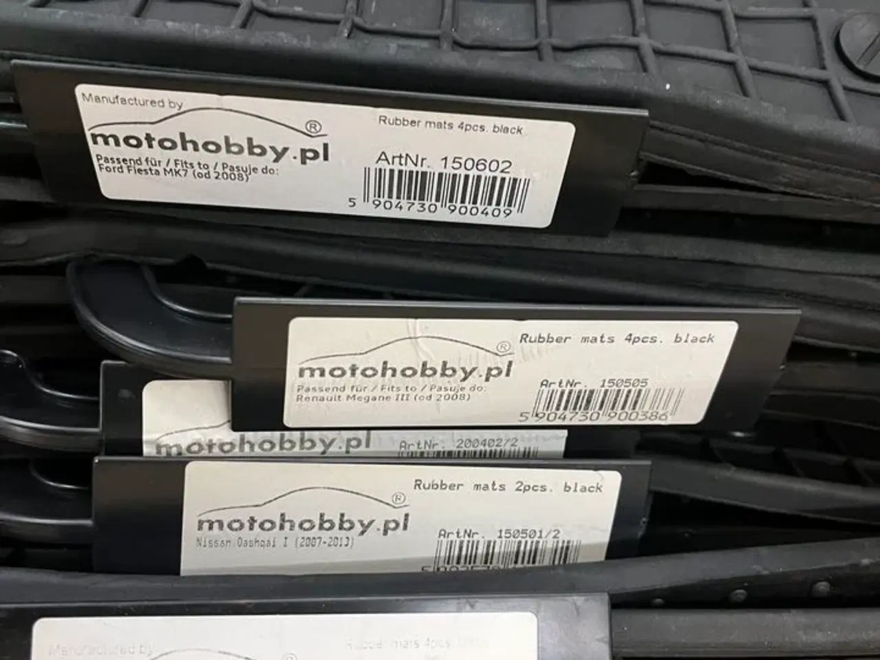 Billede 2 - 40 stk. bilmåtter, ass. Farver og størrelser